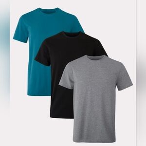 Hanes Originals 3 Pack Stretch T-Shirts Size S